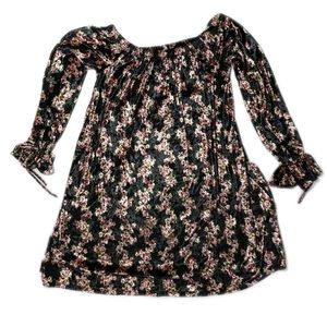 American Rag Floral Roses Baby Doll Mini Dress M